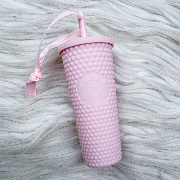 Starbucks Accessories - Starbucks China Summer 2022 Studded Keychain Ornament Sakura Pink Bag Charm NEW